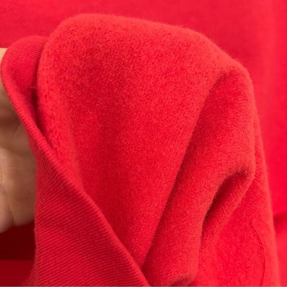 Santa Claus Red Sweatshirt Crewneck Santa in Sunglasses Reversible Sequins Small - Picture 11 of 12